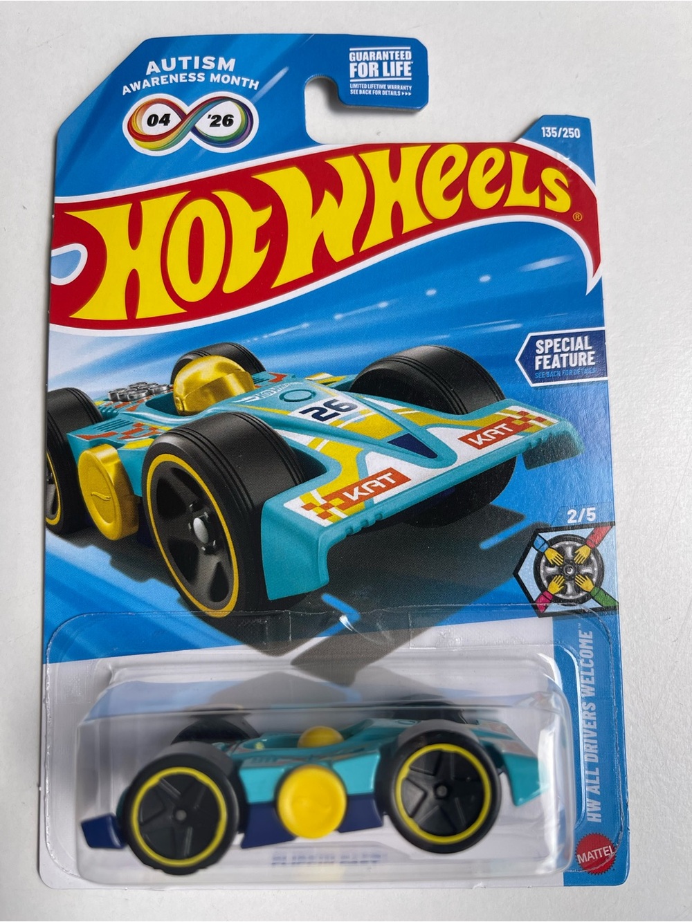 2026 Mattel Hot Wheels Flippin Fast Fidget Spinner Car, ASAN